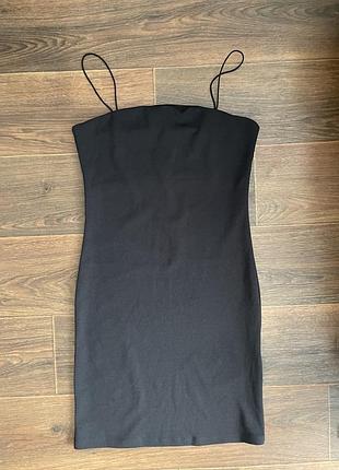Чорна сукня в обтяг h&m