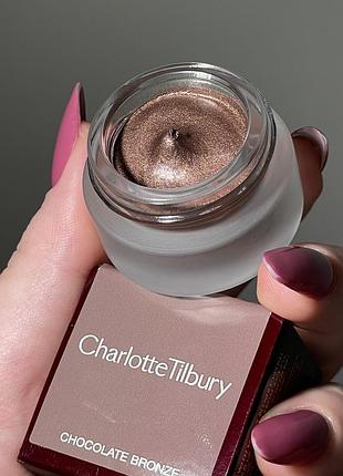 Кремові тіні charlotte tilbury eyes to mesmerise (chocolate bronze) 7 ml