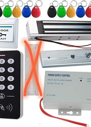Система контролю доступу jasag 125 кгц rfid з магнітним замком 180 кг