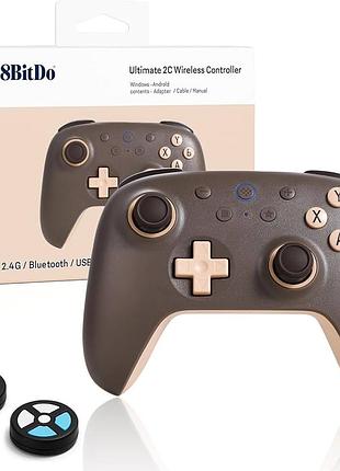 Геймпад 8bitdo ultimate 2c wireless controller brownie bluetooth/2.4g для windows и android