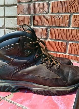 Мужские кожаные трекинговые ботинки timberland gore-tex waterproof — размер us 13 / eu 47.5