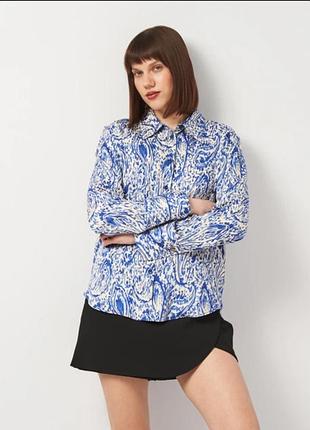 Атласна блузка zara