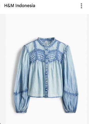 Блуза h&m сорочка hm бавовняна