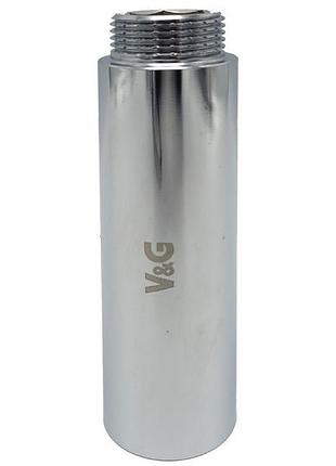 Подовжувач valogin 3/4" x 70 вз хромований vg-210121 1/20 шт