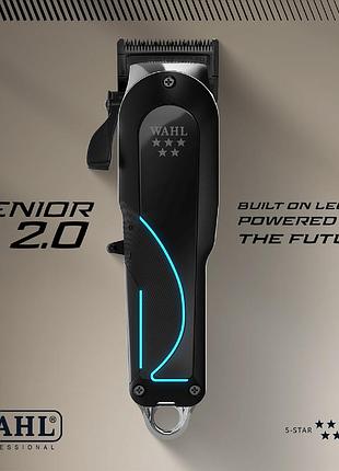 Машинка для стрижки wahl senior 2.0 с подставкой для зарядки