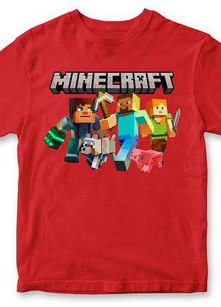 Футболка с принтом "minecraft" майнкрафт 4