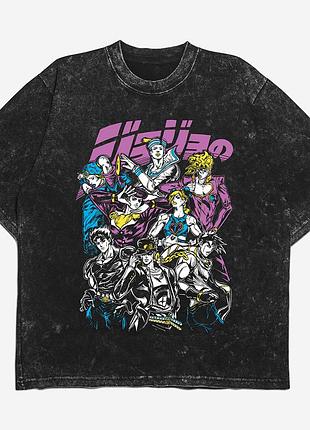 Футболка оверсайз варенка аниме джо джо jojo's bizarre adventure (th148) m