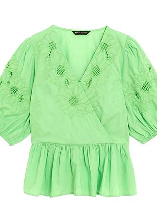 M& s collection хлопковая блуза кружево /0000h/
