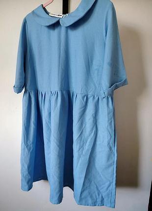 Голубое платье от love vivienne l/xl