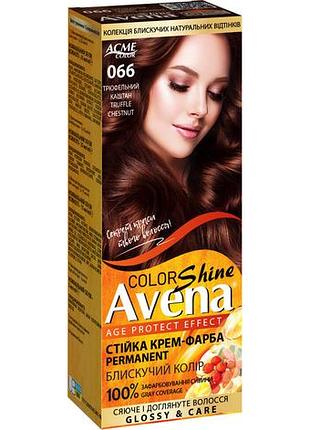 Краска для волос acme color avena 066 трюфельный каштан