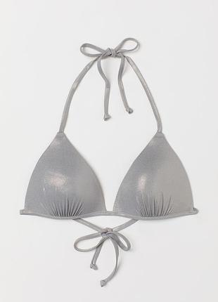 Верх від купальника h&m серебристий