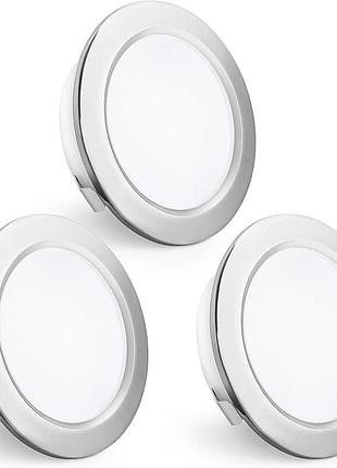 Светодиодные встроенные точечные светильники kyotech 3.5вт 3000-4000-6000k, набор 3 шт
