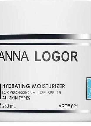 Зволожуючий крем для всіх типів шкіри anna logor hydrating moisturizer 250 мл