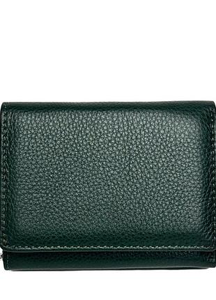 Кошелек женский зеленый натуральная кожа арт.g623 green genuine leather (китай)