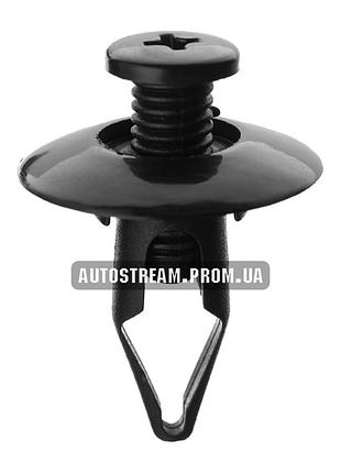 Клипса, фиксатор крепления деталей бампера nissan, mitsubishi, mazda oem 0155303201