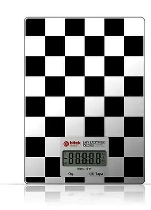 Настільні кухонні електронні ваги до 10 кг із lcd-дисплеєм / точний портативний вимірювальний прилад для продуктів