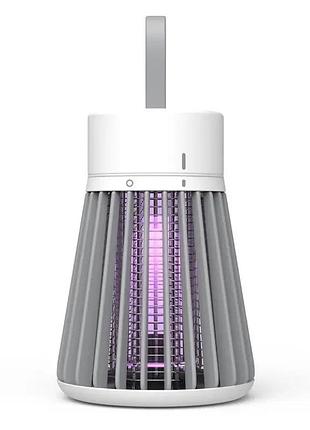 Електричний знищувач комах 5w з живленням від usb / зелена антимоскітна лампа-пастка з синьо-фіолетовим світлом