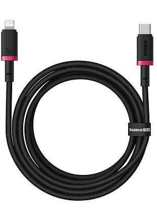 Кабель baseus dura series fast charging cable type-c to ip 20w 2m red+black