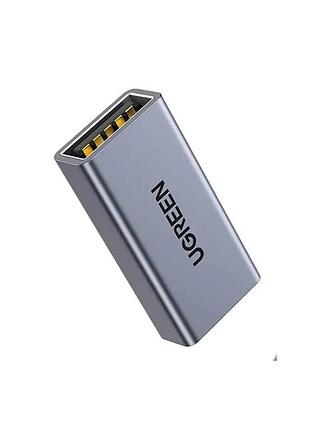 Адаптер ugreen us381 usb3.0 a/f to a/f adapter aluminum case(ugr-20119)