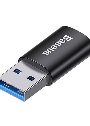 Адаптер baseus ingenuity series mini otg adaptor usb 3.1 to type-cblack