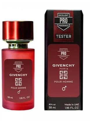 З феромонами givenchy pour homme від givenchy для чоловіків. об'єм 58 мл.