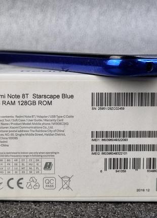 Xiaomi redmi note 8t 4/128gb starscape blue 3