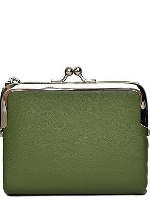 Оригинальный кошелек искусственная кожа зелёный арт.c809-5ba green saralyn (китай)