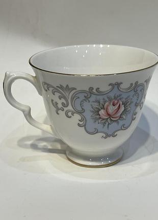 Англійська чашка  queen anne, bone china, вінтаж , англія , колекціювання , роза