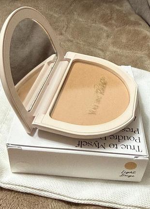 Пудра rare beauty true to myself tinted pressed finishing powder, відтінок light beige