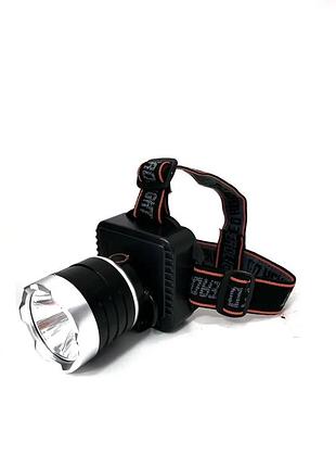 Налобний акумуляторний ліхтар zhujie-light zj-1707 з 3 режимами світла від батарейок аа / кріплення на голову