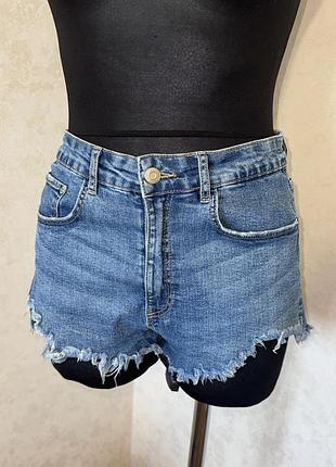 Стильні шорти zara преміум денім шортики зара джинсові