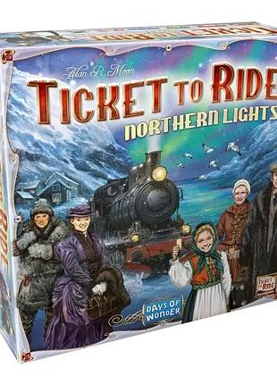 Настільна гра ticket to ride: northern lights (квиток на потяг: північне сяйво)