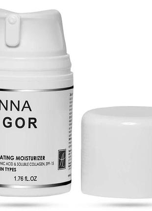 Зволожуючий крем для всіх типів шкіри anna logor hydrating moisturizer 50 мл