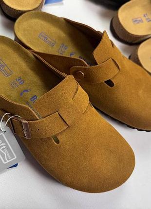 Сабо birkenstock унісекс — зручні тапки birkenstock для щоденного носіння 41, коричневий