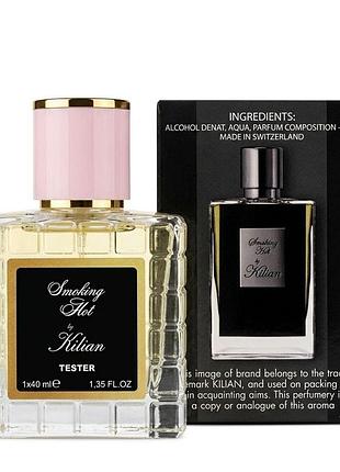 Kilian paris smoking hot eau de parfum 40 мл — унісекс нішеві парфуми, гурманський аромат, яблуко, кориця, тютюн, ваніль