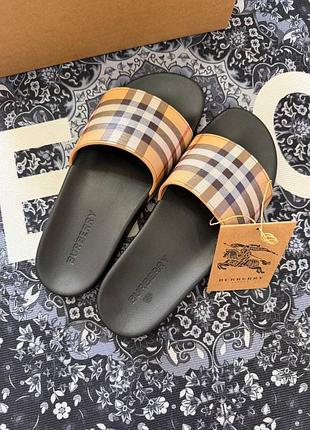Тапки burberry 2