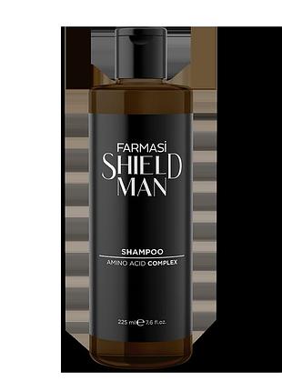 Чоловічий шампунь farmasi shield man amino acid, 225 мл