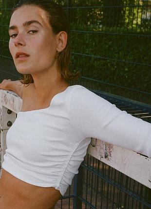 Асимметричный топ zara