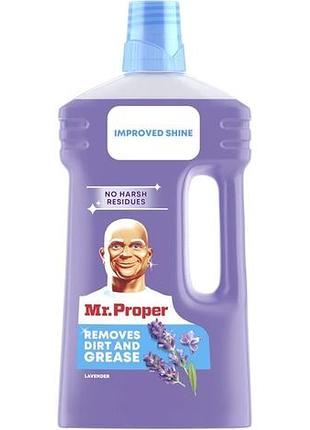 Мийна рідина для підлог і стін mr. proper лаванда, 1 л
