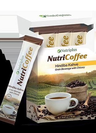 Дієтична добавка кава з цикорієм farmasi nutricoffee farmasi nutriplus, 16 шт