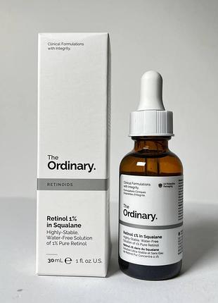 Сыворотка the ordinary retinol 1% in squalane с ретинолом для эффективного уменьшения признаков старения кожи