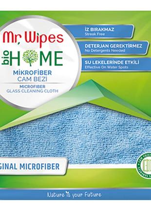Серветка з мікрофібри для дзеркал та скла farmasi mr. wipes