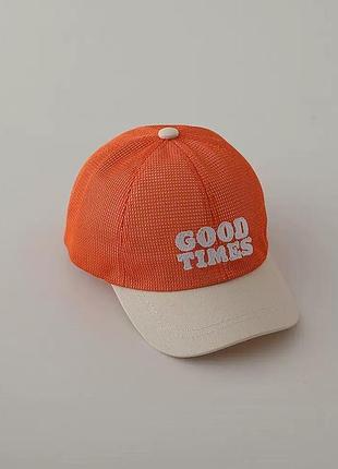 Кепка дитяча літня в сіточку, на 1-3 роки, good times
