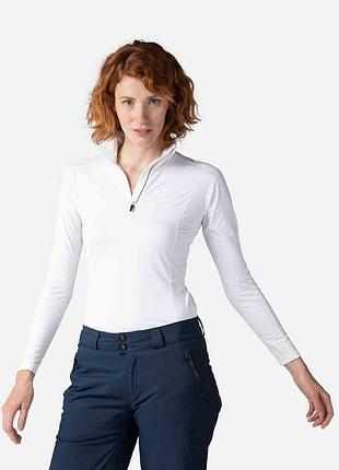 Фліс жіночий rossignol w classique 1/2 zip white '26 розмір int-m