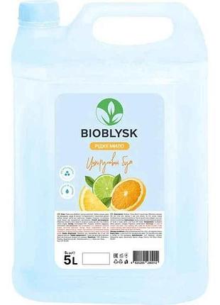 Крем-мыло жидкое 5л парфюмированное антибактериальное “citrus tree oud” тм bioblysk