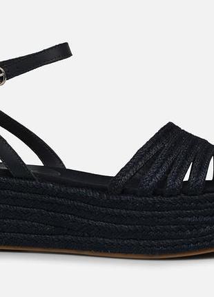 Босоножки tommy hilfiger essential basic flatform sandal