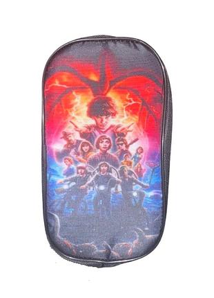Дитячий нейлоновий шкільний пенал дивні дива stranger things art6556
