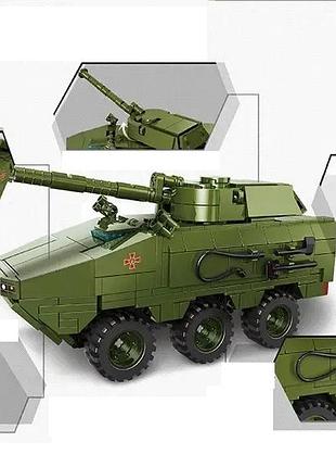 Конструктор український броньовик бтр атаман 3 національна гвардія україни для в коробці (342 деталей) art1152