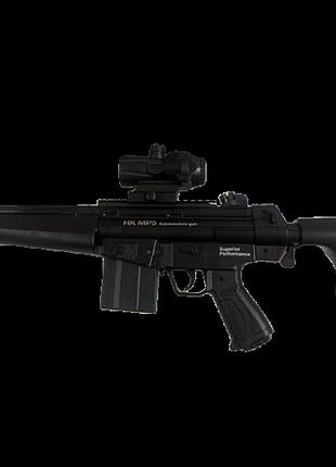 Іграшковий електричний автомат мр5к ump45 з глушником стріляє гідрогелевими орбізами art5795
