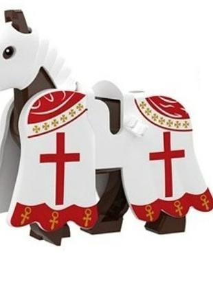 Конструктор фігурка середньовічний лицарський кінь art2604